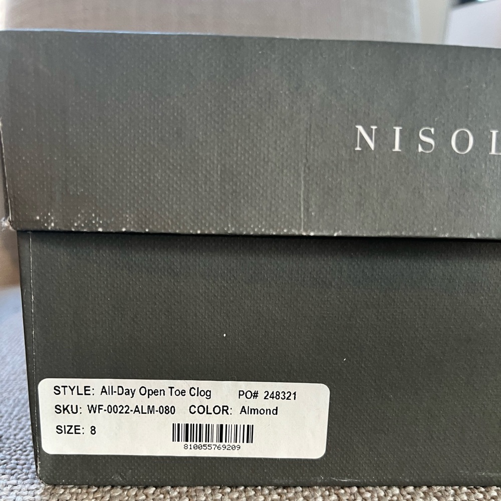 Nisolo All-Day Open Toe Clog Size 8 Gently Used C… - image 8
